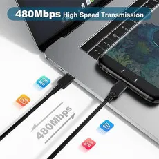 Data Charging Cable USB C To Type C Lead