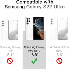 Bumper Clear Case For Samsung Galaxy S22 Ultra