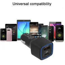 Universal Fast Car PD Charger 18W USB Type C Adapter for Huawei Samsung iPhone A05 QC | UK