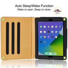 iPad Pro 6th Gen Case UK 12.9 Genuine Leather Case Soft Leather Cover For A2764, A2437, A2766