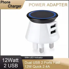 Dual USB Wall Charger UK