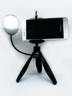Phone Tripod UK Smartphone Camera Webcam Holder Mini Stand Flexible
