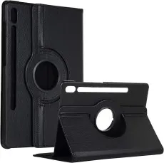 Galaxy Tab S7 Case UK 360 11" 2020 Rotating Swivel Stand Cover T870/T875/T876B (Black)