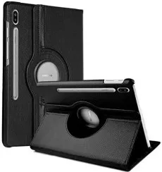 Galaxy Tab S7 Case UK 360 11" 2020 Rotating Swivel Stand Cover T870/T875/T876B (Black)