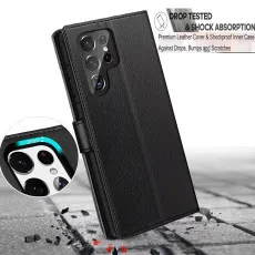 S24 Ultra black Wallet