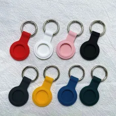 Silicone AirTag Key Ring Holder Anti Lost Pet Case Locator Keychain Clip Holder UK