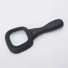 Hand Held Magnifying Glass Optical Grade With 6 LED Lights Shatterproof Lens UK