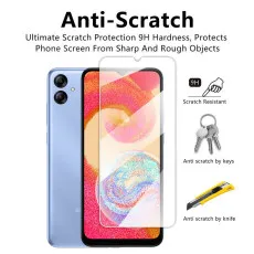 Samsung A04e Screen Protector Temper Glass HD Antiscratch Glass Protector (2 Pack)