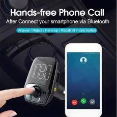 Bluetooth FM Transmitter with Fast Charging