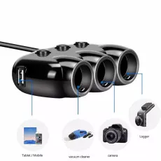 Compact Multi-Device Car Charger