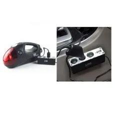 Car Cigarette Lighter Socket Plug Connector Adapter 3 In 1 Sockets 12/24V Car Charger