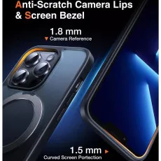 Durable iPhone 15 Pro Max Case with 360° Metal Ring