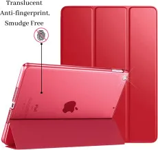Smart case for iPad Pro 9.7 inch 4th Generation (2016) A1675, A1674, A1673 Smart Magnetic Stand Case Cover with Automatic Wake/Sleep (Red)