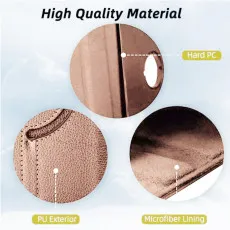 Precise cutouts for buttons and ports on rose case.