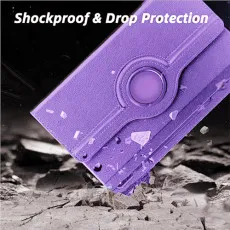 Durable purple case with magnetic closure for S8 Ultra.
