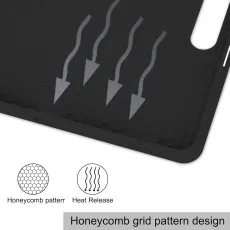 Side view showing the slim profile and precision cutouts.