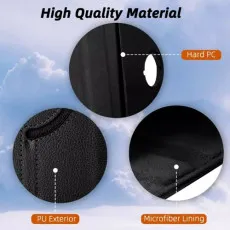 Full Protection Black Case for Samsung Galaxy S9 Tab with Adjustable Stand