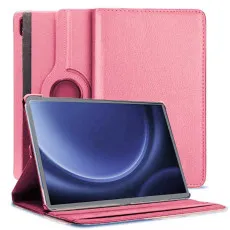 Samsung Galaxy Tab S9 Case with 360° Rotating Stand in Pink