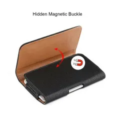 Universal Mobile Phone Holster Case Pouch in Leather include Clip Holder & Waist Belt