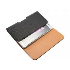 Universal Mobile Phone Holster Case Pouch in Leather include Clip Holder & Waist Belt