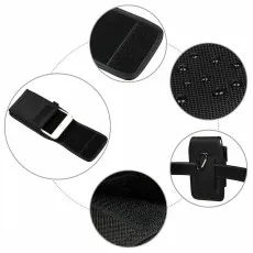 Secure Your Device – Hook & Loop Nylon Belt Phone Pouch Universal Fit