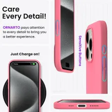 iPhone 15 Pro Max case with raised edges