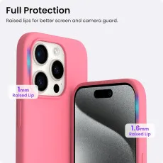 iPhone 15 Pro Max case with raised edges