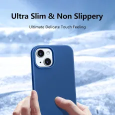 iPhone 15 blue case anti-slip