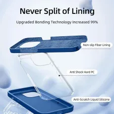 iPhone 15 shockproof phone case blue