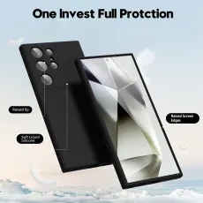 Samsung Galaxy S25 TPU Black case with full protection from drops