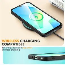 Samsung Galaxy A16 5G Soft TPU Black Case with Wirless charging compitable