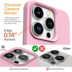 iPhone 15 Pro pink silicone case