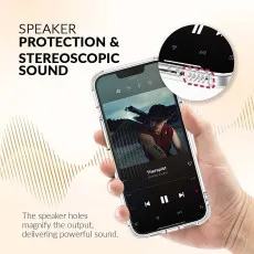 iPhone 14 Clear Case, Soft Silicone Transparent Gel Bumper Cover, Shockproof & Slim