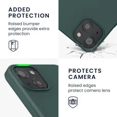 Silicone Green case with protection