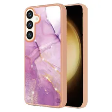 Elegant rose marble case for Samsung Galaxy S25