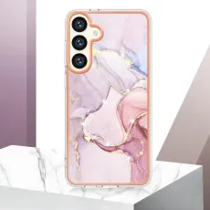 Durable Samsung Galaxy S25 case with elegant rose gold design