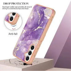 Shock-absorbent TPU and PC materials of the purple case
