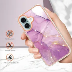 iPhone 16 Soft Marble Case