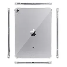 iPad Air 13 with a clear bumper case showcasing original design.