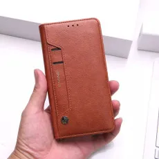 iPhone 16 Plus Leather Wallet Case