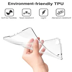 Scratch-Resistant ,soft and Flexible Clear TPU Cover for iPad Air 2