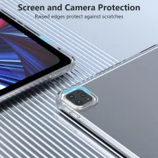 Close-up of shockproof TPU bumper for iPad Pro 12.9 (2020).