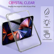crystal-clear design of iPad Pro 12.9-inch (2021) case.
