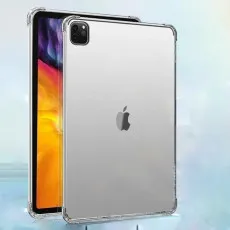 Slim transparent iPad Pro 11 case with raised edges