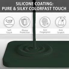 iPhone 13 Pro Silicone Case with soft tpu material