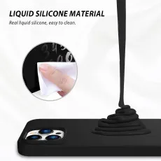 iphone 14 pro max silicone case with soft material