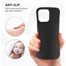 iphone 14 pro max silicone case with soft and slim