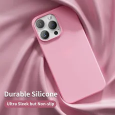 iphone 13 pro max pink silicone Durable and smooth case
