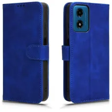 Motorola Moto E14 wallet leather case with card slots and cash pocket