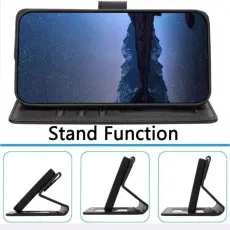 Motorola Moto E14 wallet leather case with stand